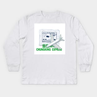 Chungking Express Boarding Pass Kids Long Sleeve T-Shirt